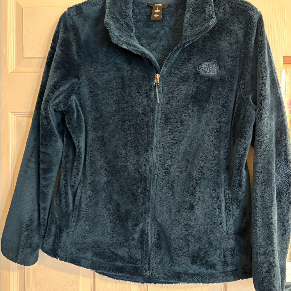 The North Face Deep Teal Women's Osito Raschel Fleece Jacket Large